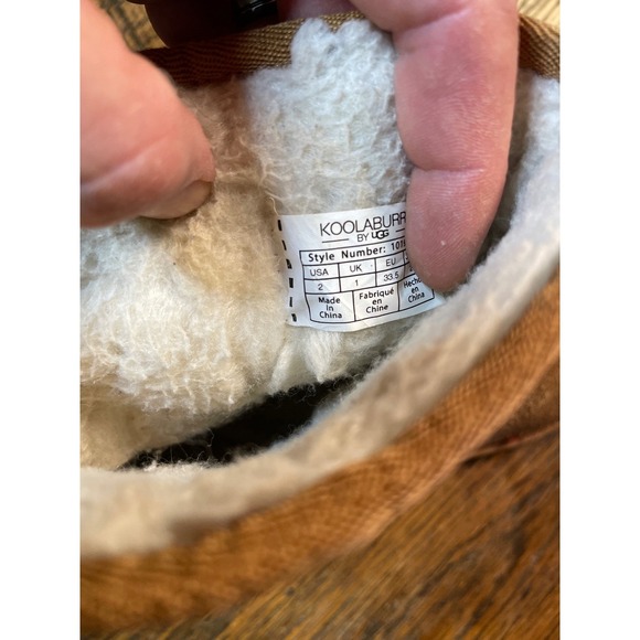 Koolaburra by UGG Womens Tan Leather Suede Mid Calf Boots Size 2 - Picture 4 of 6